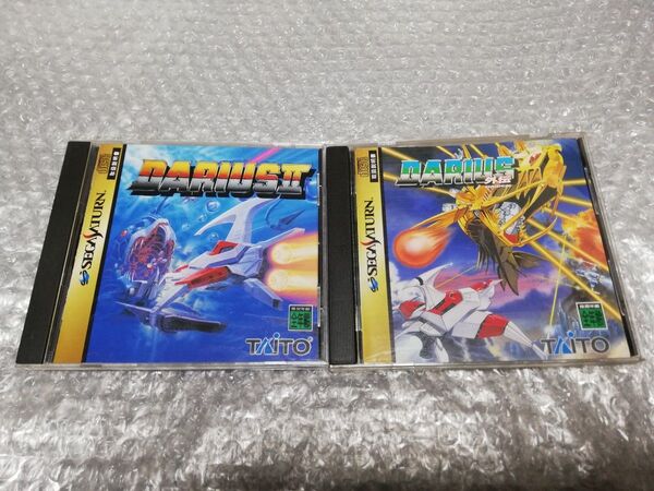 セガサターン ダライアスII ダライアス外伝 2本セット タイトー