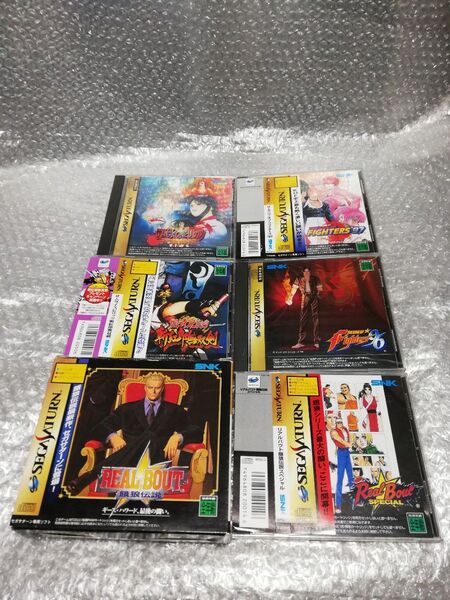 セガサターン SNK 挌ゲー6本セット 餓狼伝説 サムライスピリッツ ザキングオブファイターズ