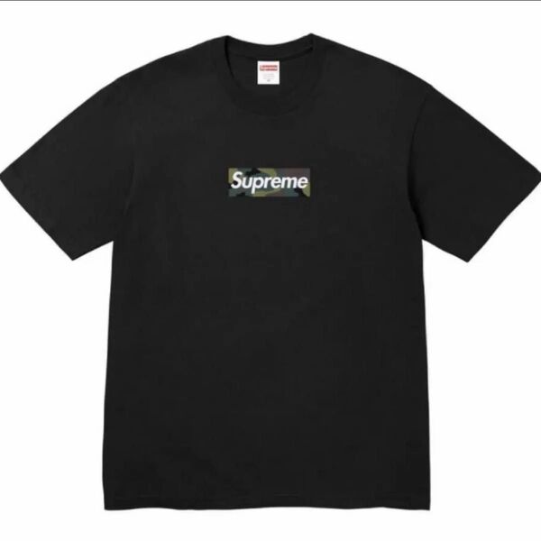Supreme Box Logo Tee camo black M