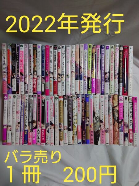 BLコミック バラ売り【A】 1冊200円 (送料+手数料は別途) 2022年発行