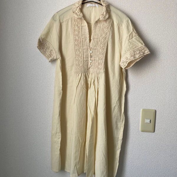 新品☆LOWRYS FARMローリーズファーム☆レース襟ワンピース