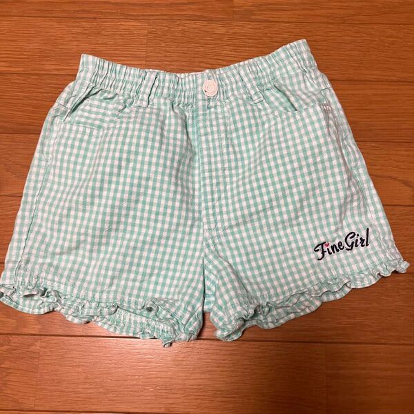 ショートパンツ 女の子 160 チェック柄