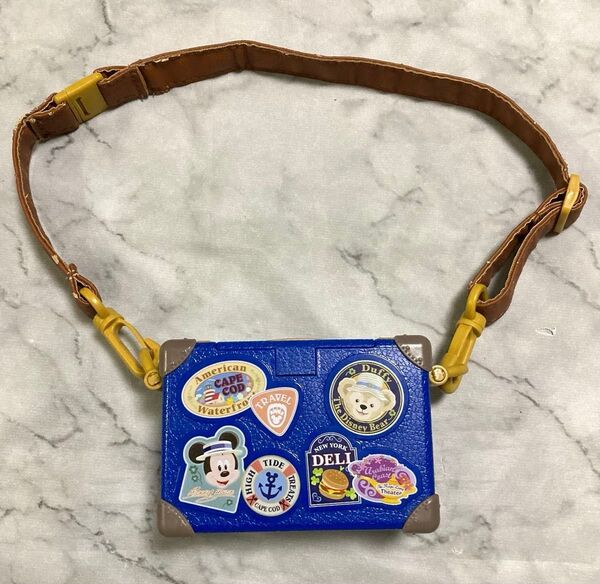 ディズニーシー トランク風ミニスナックケース TDS スプリングヴォヤッジ限定グッズ ダッフィー シェリーメイ ミッキー ミニー