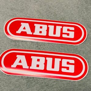 未使用/ ABUS アバス ロゴステッカー2枚セット / 自転車好きの方に