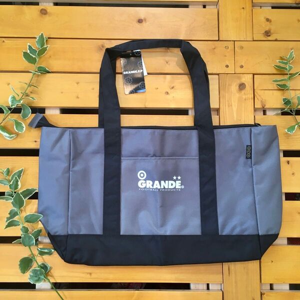 GRANDE.F.P ポリ キャンバス ビッグトートバッグ グランデ グレー