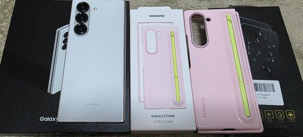 国内版 GALAXY Z Fold6 ホワイト 純正Sペン付ケース SIMフリー