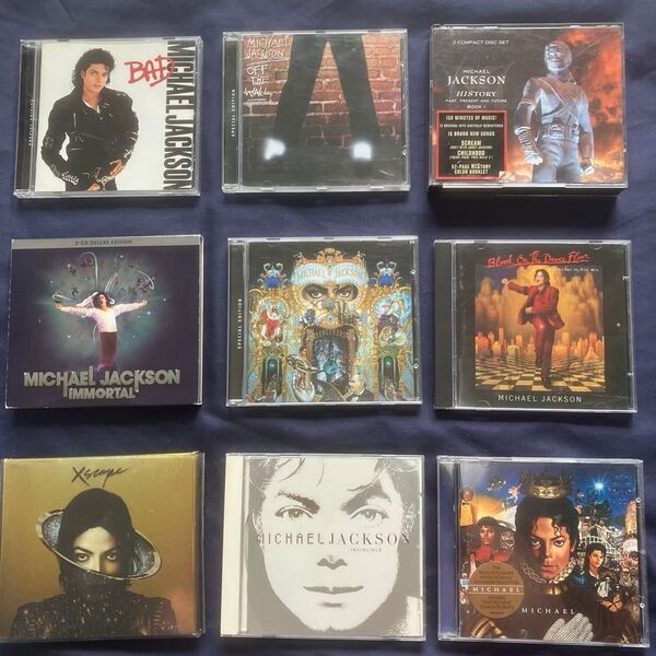 MICHAEL JACKSON CD 9枚セット まとめ売り
