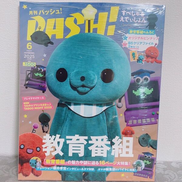 教育番組 タマ Pash! 6月号 クリアファイル付き