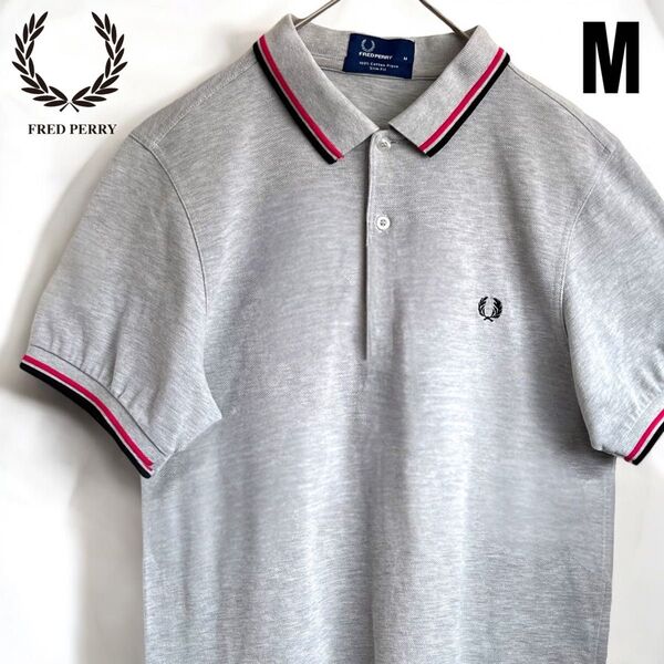 希少 海外限定 FRED PERRY フレッドペリー 鹿の子 半袖 ポロシャツ 半袖ポロシャツ トップス
