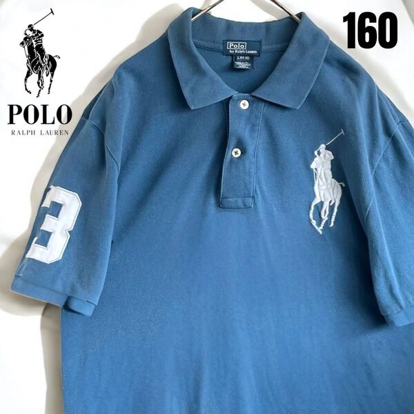 希少 キッズ ポロラルフローレン 半袖 ポロシャツ ビッグポニー POLO RALPH LAUREN 鹿の子 ラルフローレン