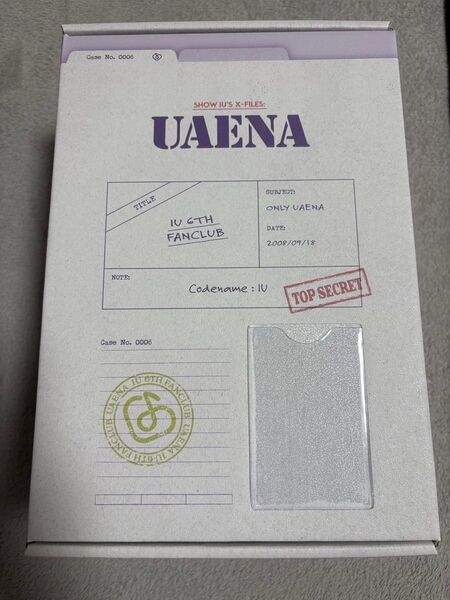 IU アイユ ユエナ UAENA 6期 ファンクラブ キット グッズ