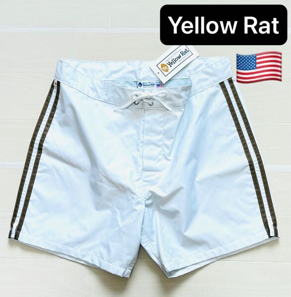 新品★Yellow Rat LJ TRUNKS イエローラット クラシック ボードショーツ サーフパンツ USA製 国内正規品