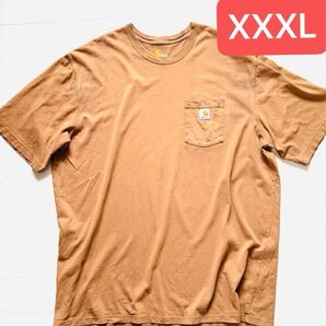 Carhartt★3XL XXXL 超ビッグサイズ カーハート ポケット Tシャツ