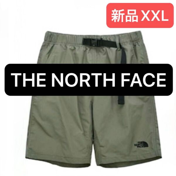 新品★THE NORTH FACE ザノースフェイス プロテクト デイリーショーツ ハーフパンツ ロゴ刺繍 ビッグサイズ 2XL