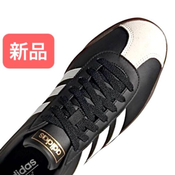 新品★adidas★Vl Court 2.0 'Black White Gum' アディダス コート スニーカー 26〜27.5