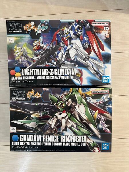 新品未開封品 バンダイ ガンプラ HG ガンダムフェニーチェリナーシタ & ライトニングZガンダム 2個セット