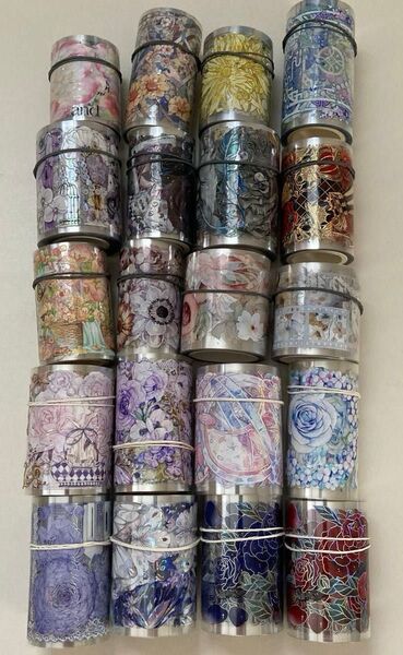 装飾マスキングテープ 20種類各1ループ ②