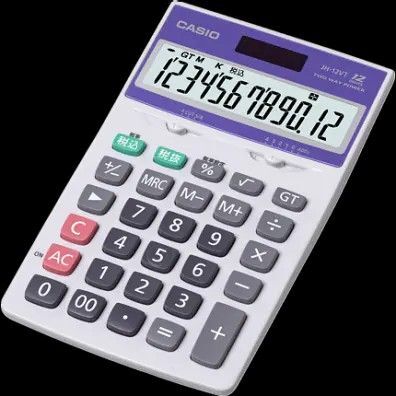 ■カシオ JH-12VT-N 電卓 ジャストタイプ ■新品・送料無料・匿名配送