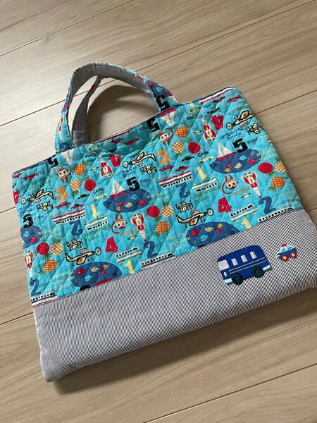 レッスンバック トートバック ハンドメイド レッスンバッグ 手提げバック