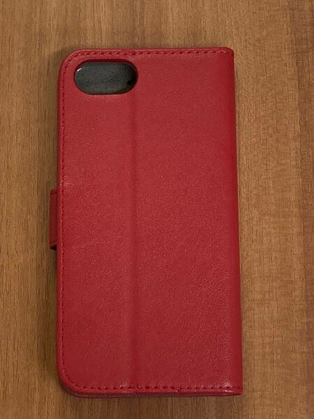 手帳型スマホケース iPhone8/iPhoneSE2/iPhoneSE3 レッド