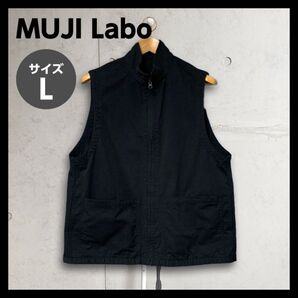 【MUJI Labo】燃えにくい素材を使ったベスト(ブラック)