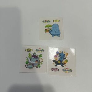 ポケモンデコキャラシール 第一パン ポケモンパン デコキャラシール ポケモン ヤバチャ ヌオー フタチマル ポケモンパンシール