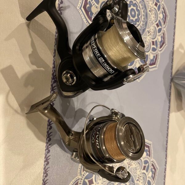 DAIWA スピニングリール3500。 SHMANO。 2500 2点セット