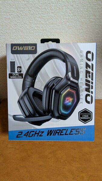 ゲーミングヘッドセット OW810黒 無線 PS5 PS4 PC Switch対応