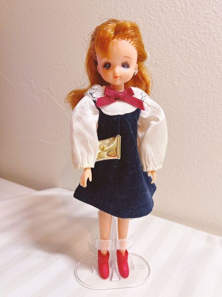 リカちゃん人形 リカちゃんフレンド ファニーちゃん 3代目 5着洋服付き 昭和レトロ タカラ 当時物