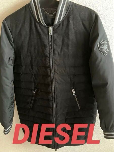 DIESEL ダウンコート スタジャン風