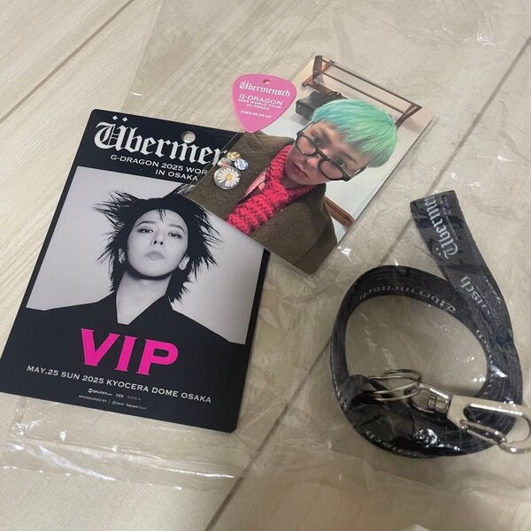 G-DRAGON ジヨン VIP特典 大阪 1日目 VIPパス トレカ