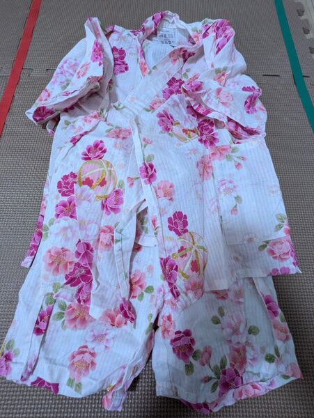 セパレート浴衣 パンツタイプ 上下セット 女の子