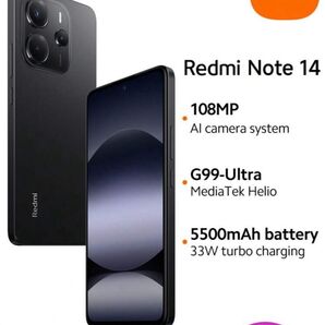 Xiaomi Redmi Note 14 4G 6gb/128gb ブラック