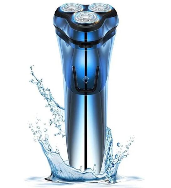 シェーバーメンズ 髭剃り 電動 メンズシェーバー 電動シェーバー ひげそり 電気シェーバー 回転式 乾湿両用 IPX6防水