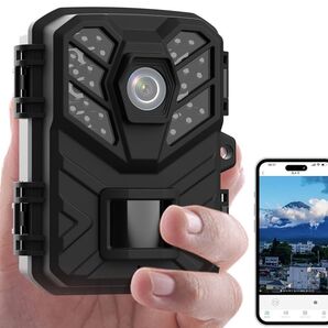 トレイルカメラ 小型 3200万画素 1080PフルHD 防犯カメラ 動体検知 小型 監視カメラ