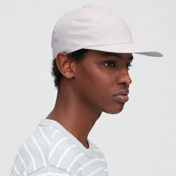 UNIQLO ユニクロ UVカットスポーツキャップ ライトグレー ストレッチ