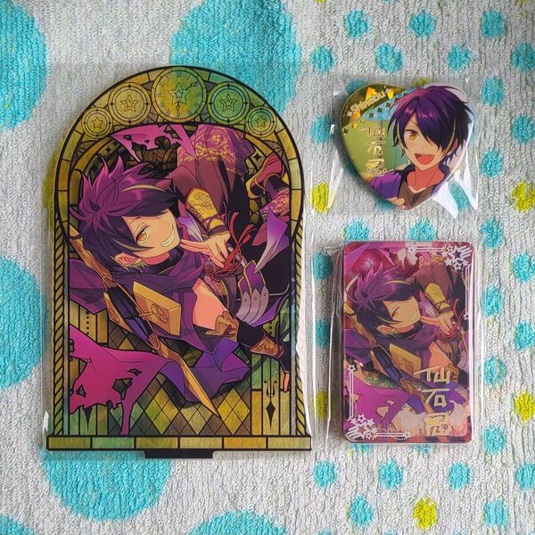 あんさんぶるスターズ 時光アクリルスタンド 流砂コロッタ 宝石心晴缶 仙石忍