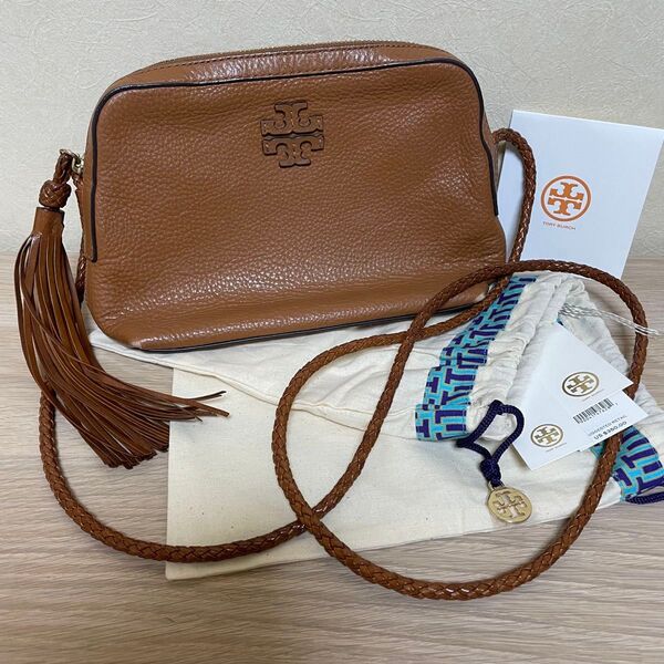 TORY BURCH トリーバーチ カメラバッグ ショルダーバッグ 斜めがけ バッグ SADDLE ブラウン 36994
