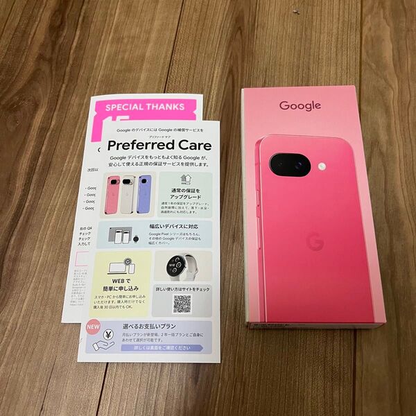 新品未開封 Google Pixel 9a Peony SIMフリー 128GB Google公式ストア国内正規品 クーポン付き