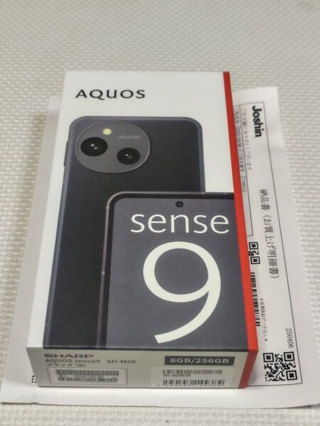 新品 未開封 残債なし 納品書有 AQUOS sense9 SH-M29 6.1インチ 8GB/256GB ブラック SIMフリー