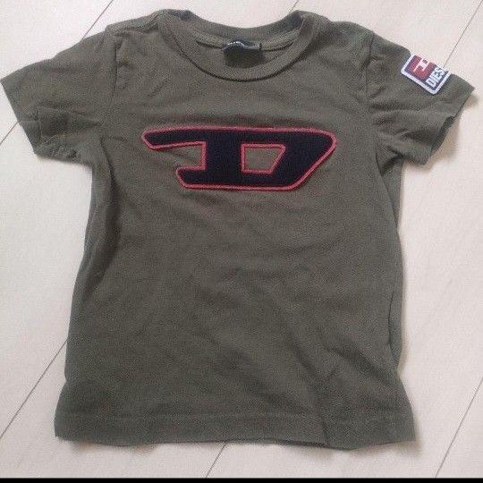 DIESEL 半袖Tシャツ 95 カーキ
