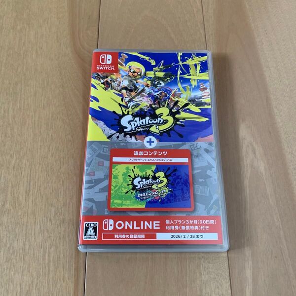 【Switch】 スプラトゥーン3+エキスパンションパス