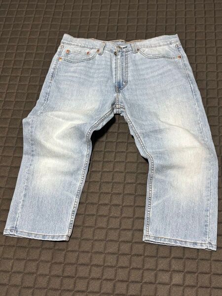 LEVI'S リーバイス 505 クールジーンズ メンズ クロップドパンツ ショートパンツ ストレッチ 夏のジーンズ