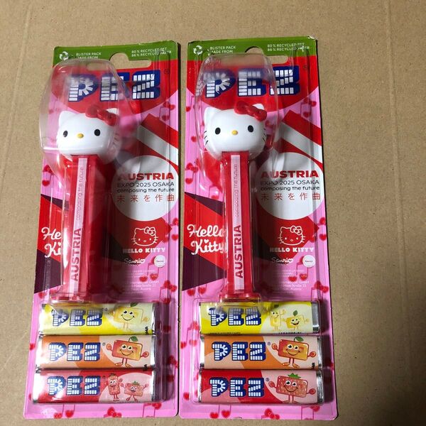 大阪関西万博 ペッツ PEZ 万博 限定 サンリオ キティ パビリオン 2点 オーストリア館