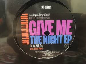 【EP】JUAN LAYA ＆ JORGE MONTIEL - GIVE ME THE NIGHT EP FLY ME WITH YOU George Benson ラテン ジャズ カヴァー