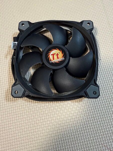 Thermaltake RGB 256カラー 12cm CPUファン TT コントローラー付きラジエーターファン、4ピン