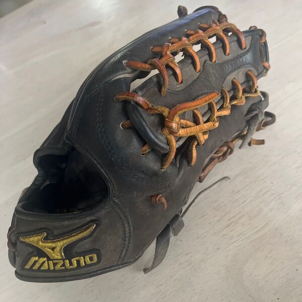 ミズノプロ 外野野球グローブ 黒