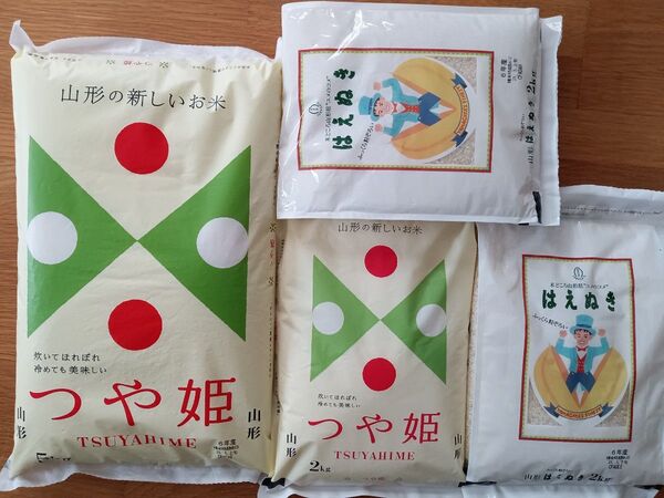 山形県産 ブランド米 つや姫 はえぬき 11kg まとめ売り