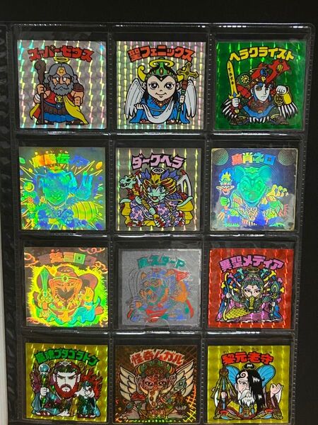 旧ヘッドのみ まとめ売り 当時物 正規品 旧ビックリマンチョコシール 緑ヘラクライスト