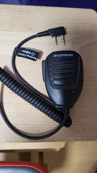 BAOFENG UV-5R UV-K5シリーズ用、シガーソケット/BAOFENG スピーカーマイク ユーズド品